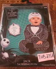 Disney Tim Burton's The Nightmare Before Christmas Infant Halloween Costume NWT
