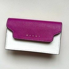 Marni Women Wallet Business Card Holder Case Coin Limited Edition VHTF Popular P
