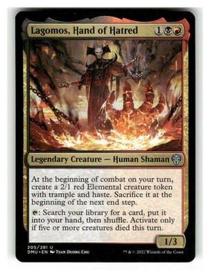 Lagomos, Hand of Hatred 205 Near Mint Dominaria United