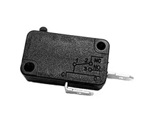 Compact Pin Plunger Micro Switch: 10A, 250VAC, Snap-In Mounting, Reliable Action