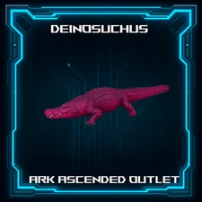 Ark Survival Ascended-ASA-PC/PS5/XBOX PVE-DEINOSUCHUS- TOP STATS -COLOR-Official