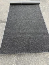 4' X 8' Notrax 109 Brush Step Carpeted Entrance Mat for Home or Office Charcoal