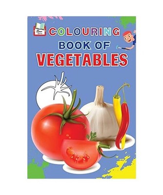 Colouring Book of VEGETABLES, Durlabh eSahitya Ed. Board