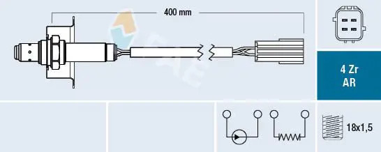FAE 75613 Sonda lambda - Immagine 2