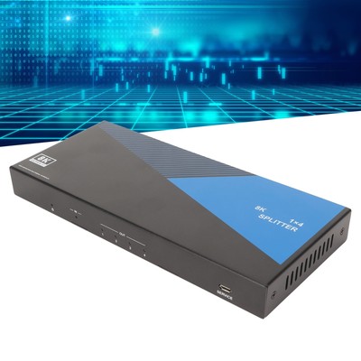 HD Multimedia Interface Splitter 1 In 4 Out 8K 60Hz 40Gbps Sound Video Distr Fit