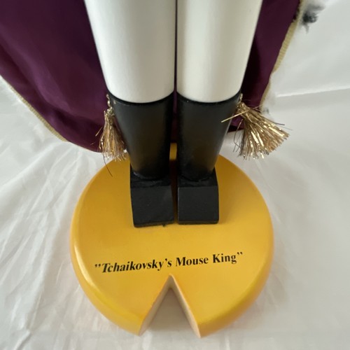 Signed Steinbach Wooden Nutcracker Tchaikovsky Mouse King LIMITED EDITION 17” - Picture 9 of 17