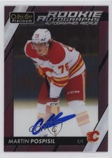 2024-25 O-Pee-Chee Platinum 2024-25 Update Matte Pink Martin Pospisil Auto 16fy