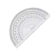 36 Pcs Plastic Protractor 180 Degree Ruler for Math Angle Measurement