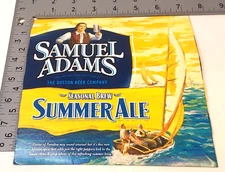 Samuel Adams Seasonal Brew Summer Ale Beer Carton Art Frameable