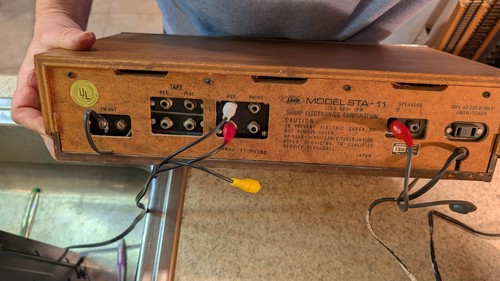 Sharp STA-11 Solid State Stereo Receiver in working condition early 1970's - 第 8/10 張圖片