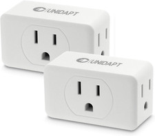 3 Outlet Multi Plug Wall Adapter, Multiple Outlet Splitter, Extender Grounded Wa