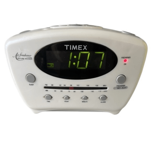Timex Air Freshener Nature Sounds Model T244W Clock Radio - 第 1/11 張圖片
