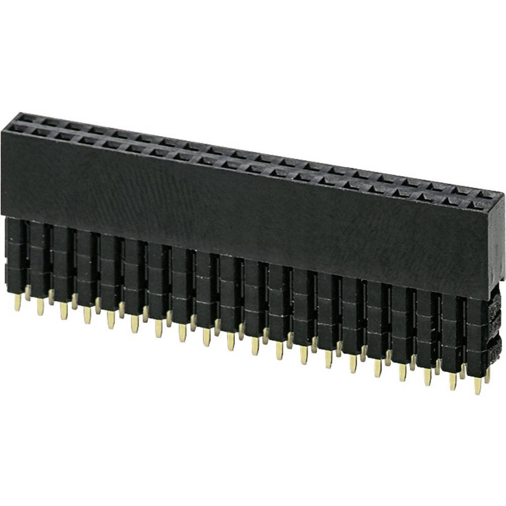 Phoenix Contact PSTD 0,65X0,65/40-2,54 Pin strip femmina per Raspberry Pi® Nero
