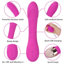 Multispeed Vibrator G Spot Dildo Rabbit Female Adult Sex Toy Waterproof Massager