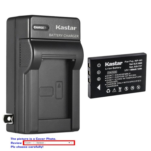 Kastar Battery Wall Charger for Kodak KLIC5000 & Kodak EasyShare LS743