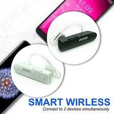 Smart Wireless Bluetooth 4.1 Earbuds Business Stereo Headset With Mic AB203 