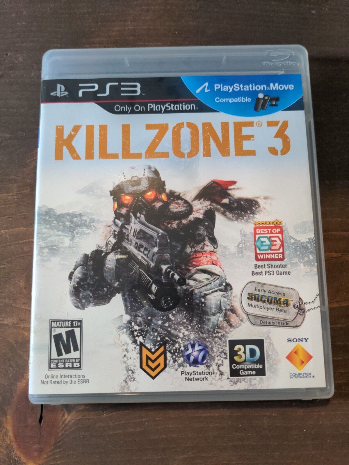 Killzone 3 (Complete) + Battlefield 4 (No Manual) PS3 Game Lot