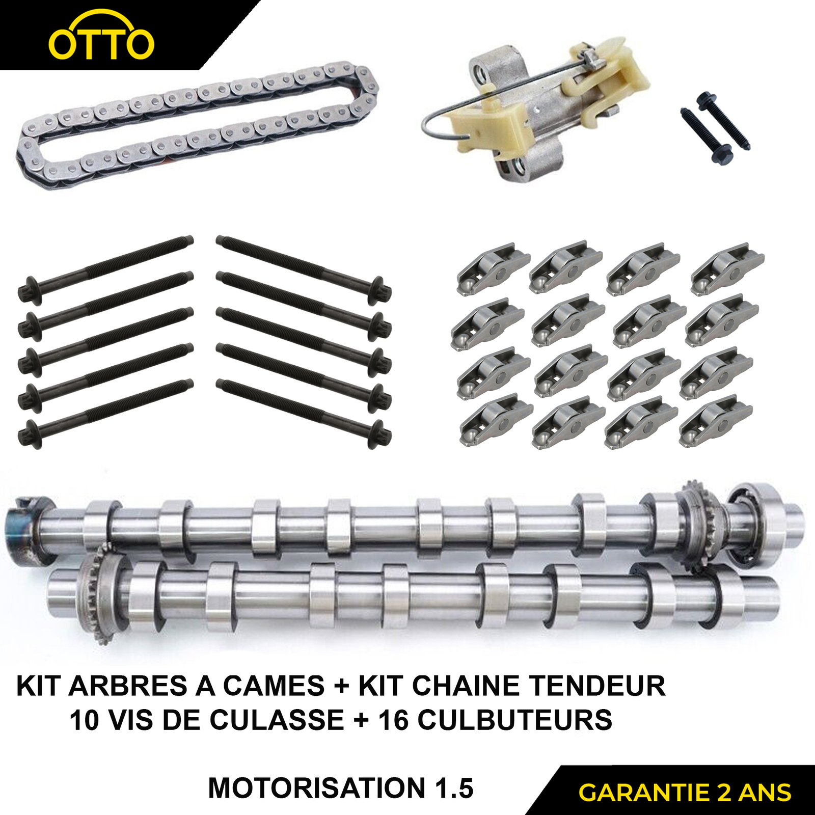 Chaine 1.5 BlueHDi arbres à cames et culbuteurs synchronisation renforcée PSA OE 9825013780