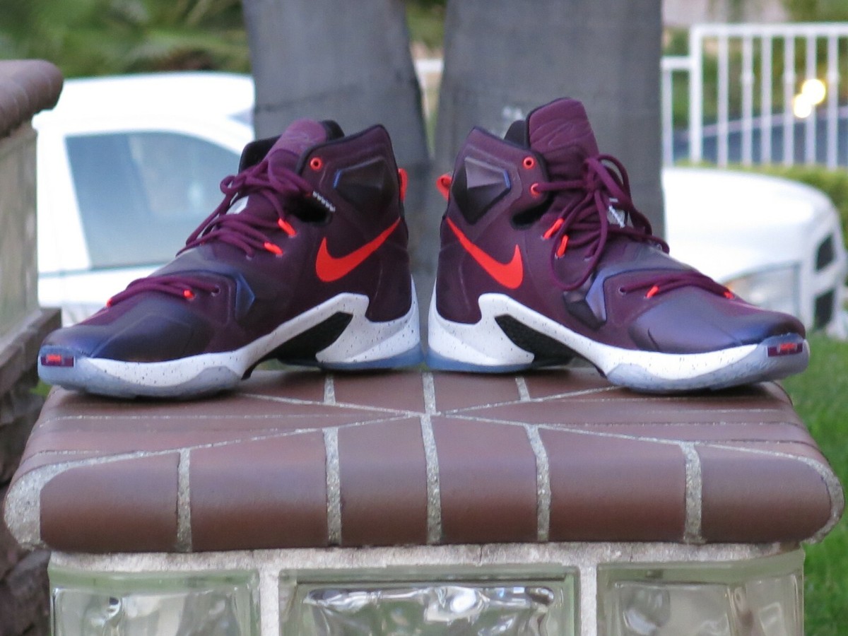 Size 9 - Nike LeBron 13 Mulberry for sale online | eBay