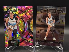 2024 WNBA Select Premier Angel Reese #147 Pink Cracked Ice Rookie RC And Base RC