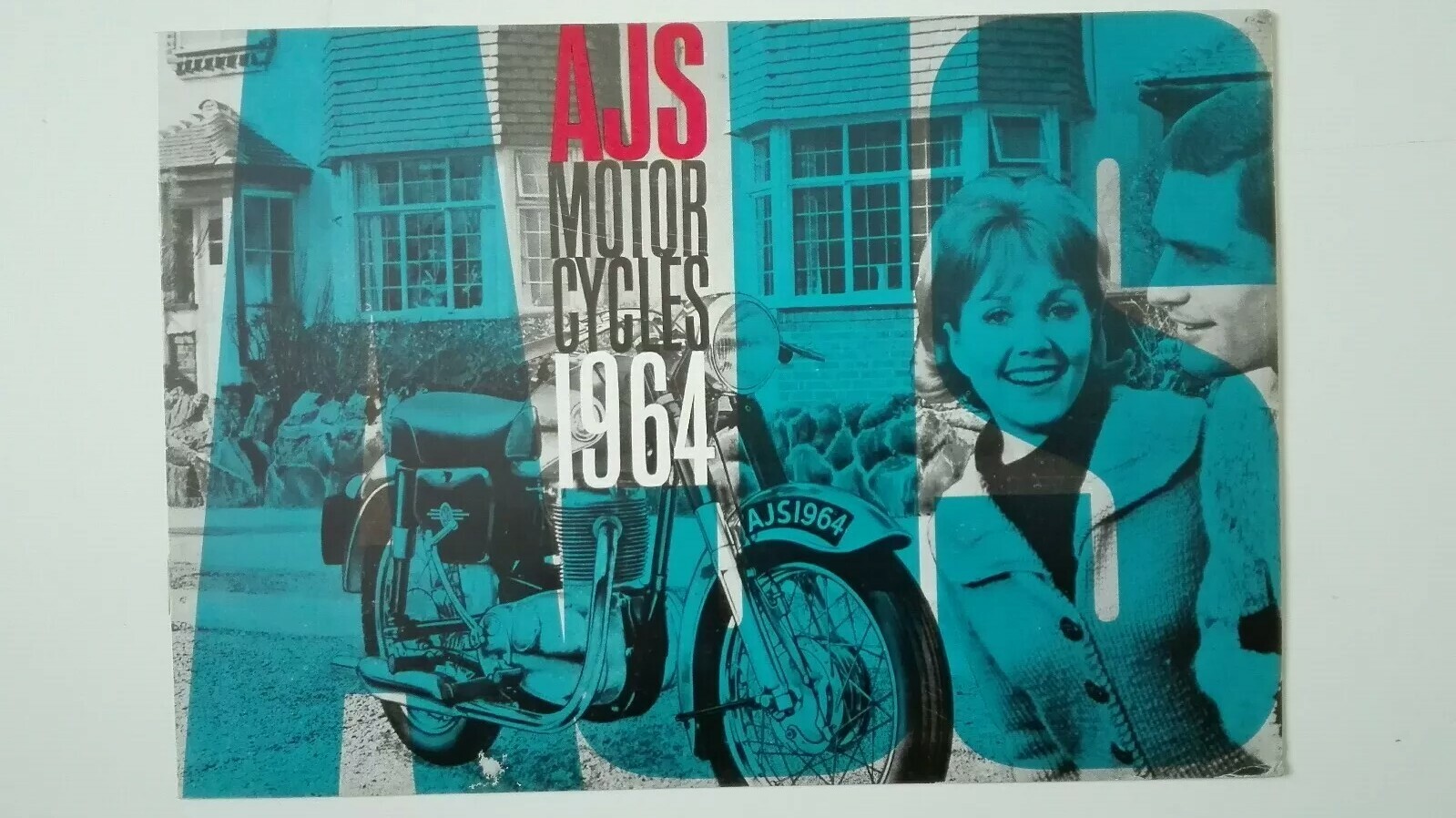 Brochure Moto AJS Gamme 1964 Catalogue UK d'Origine pour Collectionneurs