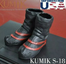 KUMIK 1/6 Ankle Boots For 12" Hot Toys PHICEN WORLDBOX Male TBLeague Figure USA