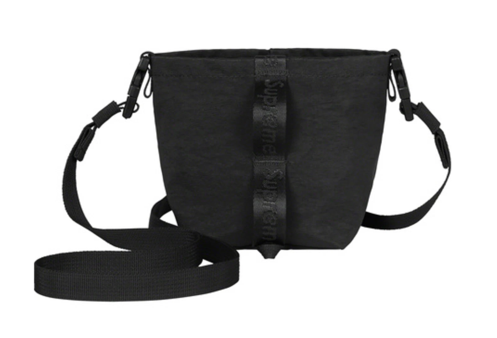Neuf sac sac à encolure Supreme boîte en relief noire logo automne hiver 2020 FW20