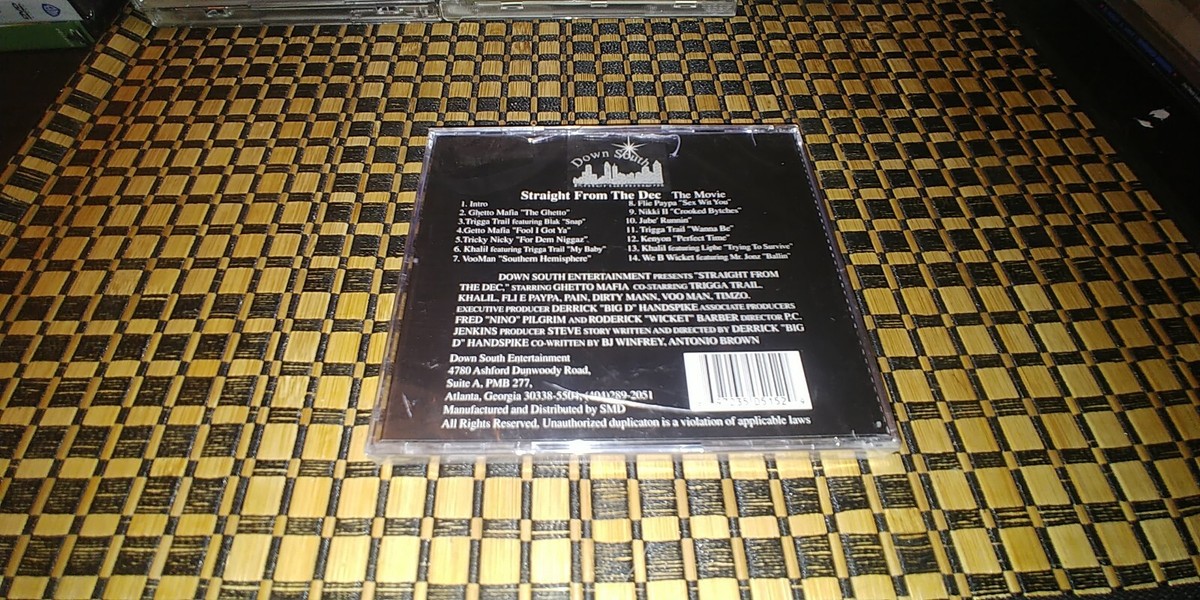 STRAIGHT FROM THE DEC soundtrack Rap CD - Ghetto Mafia TRIGGA