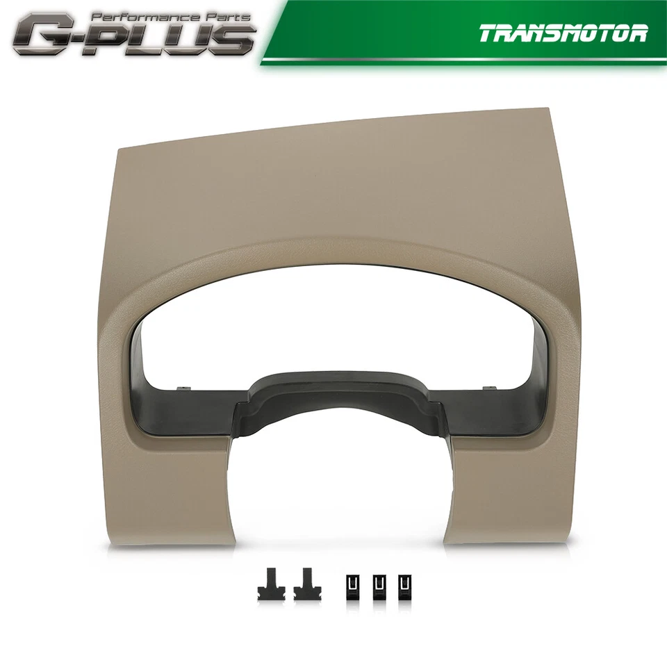 Ajuste para Ford F-150 2004-2008 tablero bisel velocímetro moldura envolvente beige Foto 2 de 4