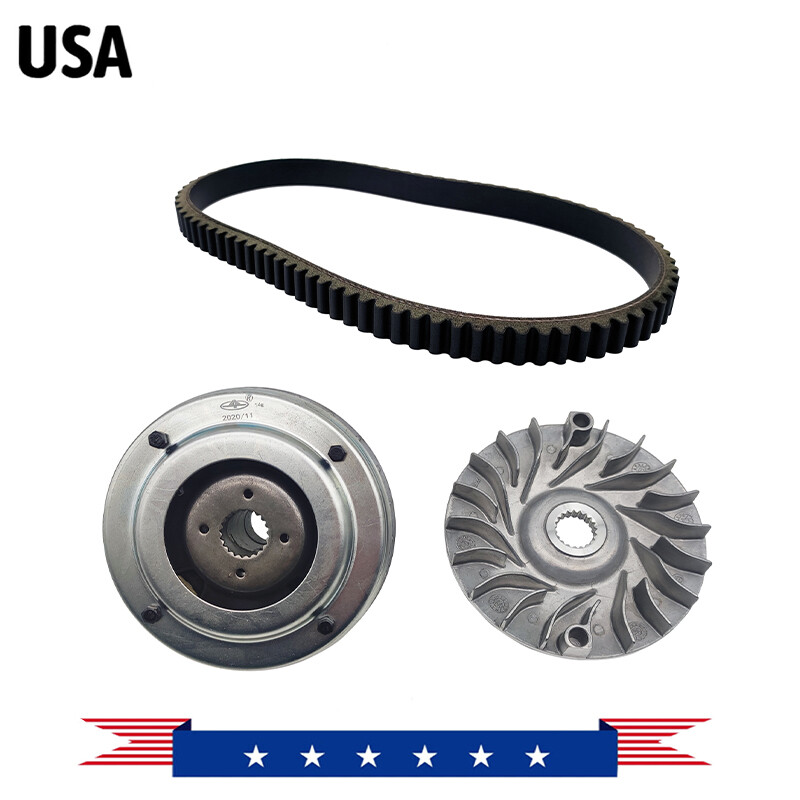 New Primary Clutch W/ Drive Belt For Linhai Bighorn 400 ATV UTV