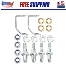 For GMC Sierra 1500 99-06 Door Hinge Pin And Bushing Kit Front Driver &Passenger