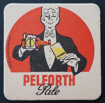PELFORTH Pale Coaster Beermat Beer Decker 12 Beer Saucer