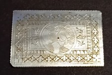 Vintage Chinese Mother of Pearl Gaming Token From China