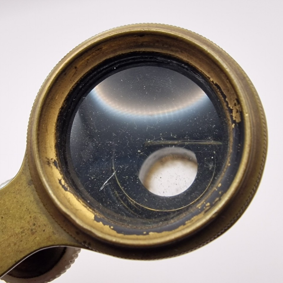 19th century French Blue Guilloche Enamel and Brass Opera Glasses eBay