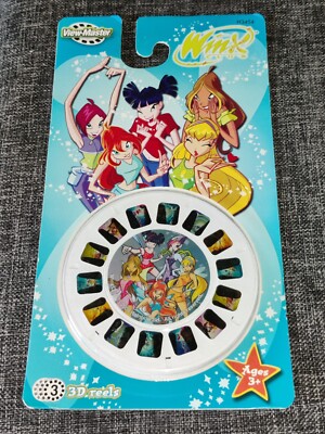 Winx Club 3D View-Master Reels H3454 Bloom Stella Flora Tecna Musa Darcy Icy NIP