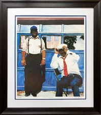 Dane Tilghman " The Americans" Hand Signed Lmtd Edition Black Art Man Men Proud