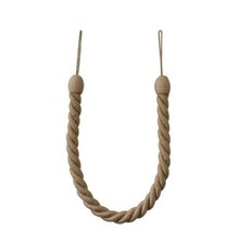 2 Large Natural Jute curtain Tie Backs Falmouth thick rope tiebacks 88cm long