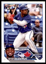 2023 Topps Update #US293 Wynton Bernard RC
