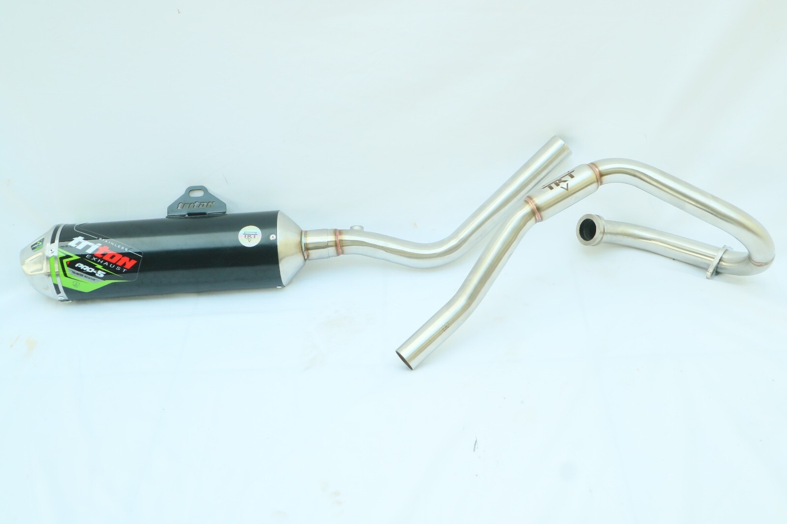 New Rare Item Black Triton Exhaust Type pro5 Fits Kawasaki KLX 230 eBay