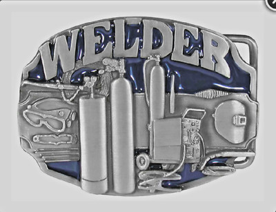Welder Welding Shop Tools Belt Buckles New Silver Metal Men Women Friends Gift