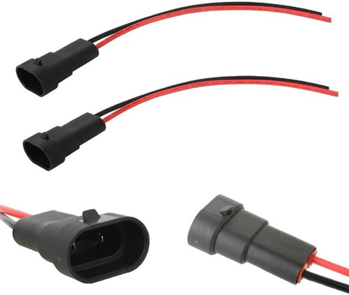 Draht Zopf Stecker 9005 HB3 Zwei Gurt Scheinwerfer Hoch Träger Ersatz Sockel OE - Bild 6 von 6