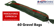 Gravel Bags for Silage Clamp Covers Gardens Farms Green Draw String Pack of 60