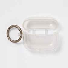 Heyday  Airpod Pro Case with Clip - Clear