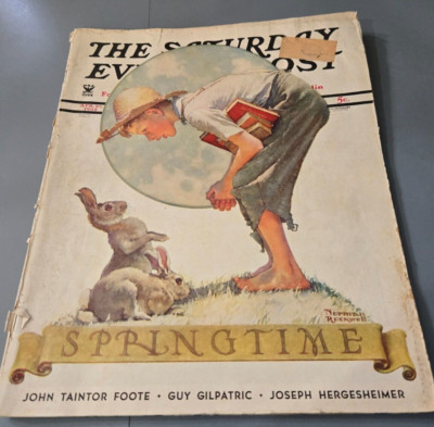 The Saturday Evening Post April 27, 1935 Magazine Norman Rockwell