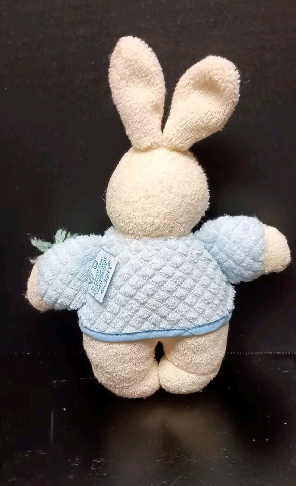 Vintage Eden Peter Rabbit Bunny Plush Terry Cloth Baby Rattle 8" eBay