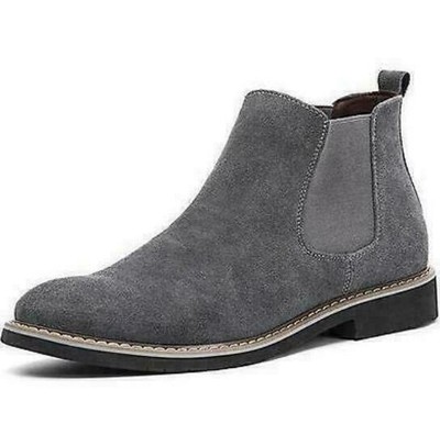 Mens Suede Ankle Boots Desert boots  Pull On Casual Shoes Chukka Chelsea Boots
