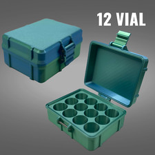 10ml Vial Organizer 12-Slot Storage Case for TRT HRT Research Supplies