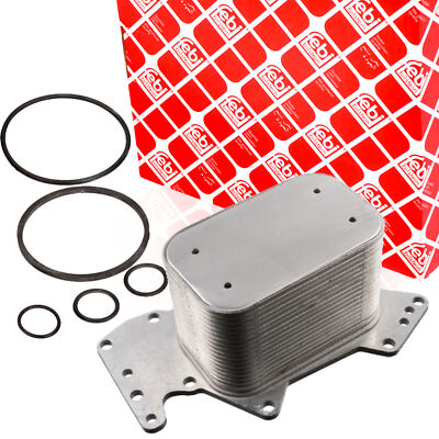 FEBI Ölkühler + Dichtungssatz für A4 A5 A6 Q5 Q7 CAYENNE TOUAREG PHAETON VW AUDI