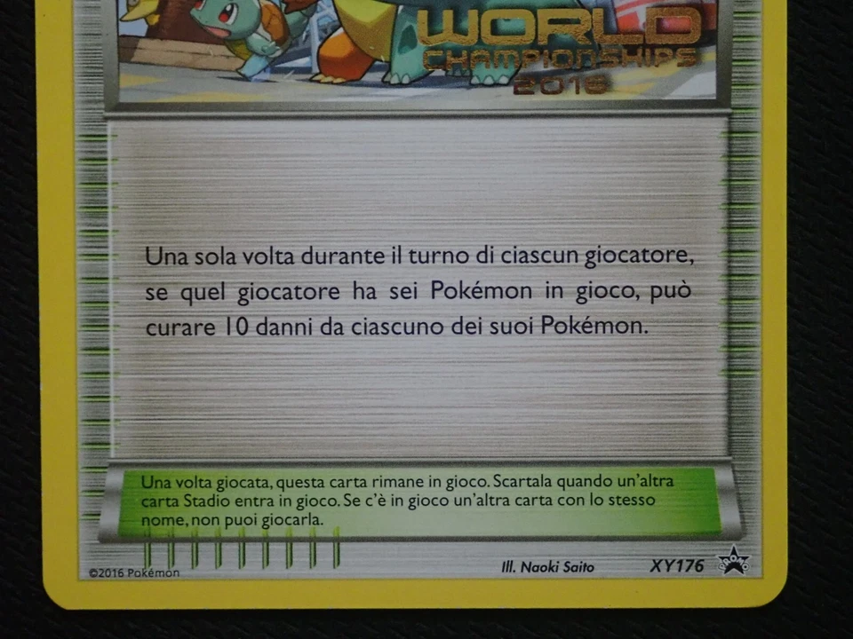 CHAMPIONS FESTIVAL XY176 - POKEMON WORLD CHAMPIONSHIPS 2016 PROMO CARD ITALIAN - Image 3 of 4