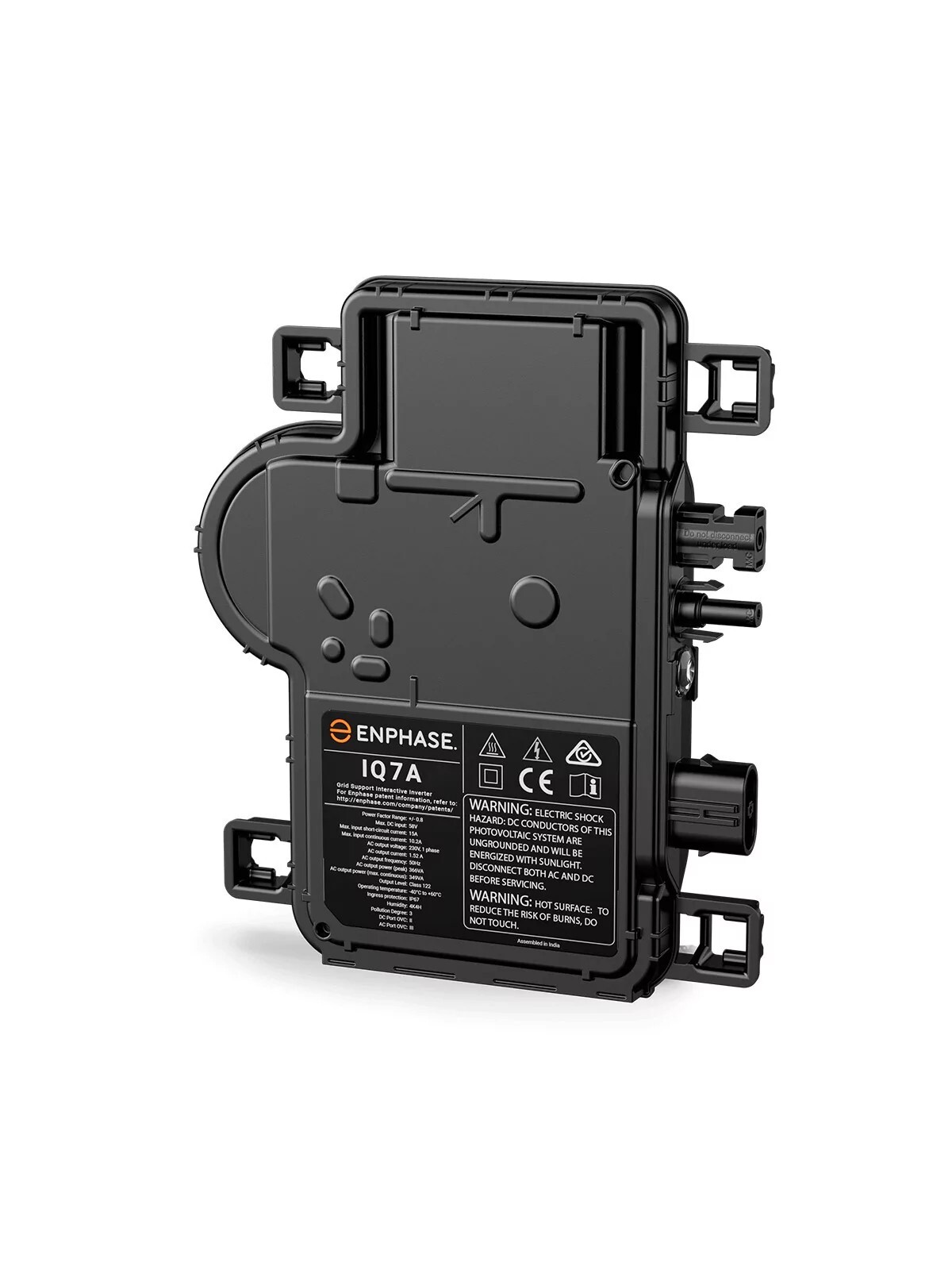Micro onduleur Enphase IQ7A haute performance pour optimiser vos panneaux 450W